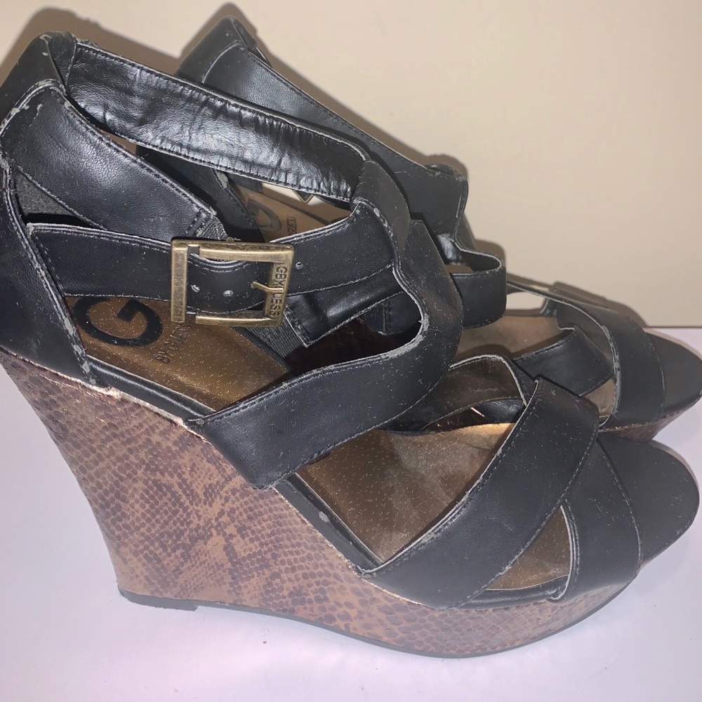 Black G by Guess wedges